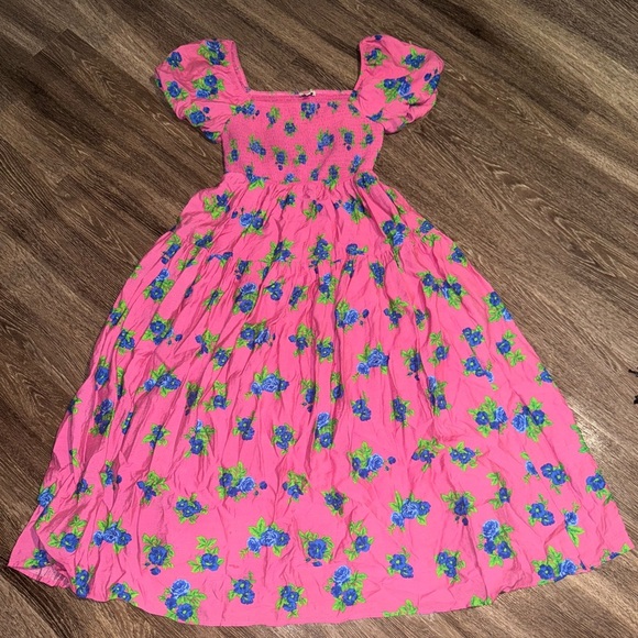 Anthropologie Moon River Floral Maxi Dress Size M - Picture 2 of 7